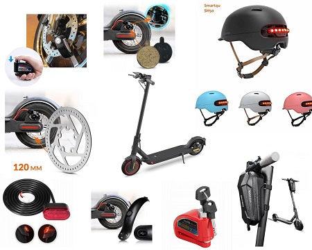 Shop electric scooter accessories and spare part